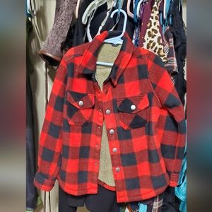 Eddie Bauer Sherpa Shirt Jacket 6/7